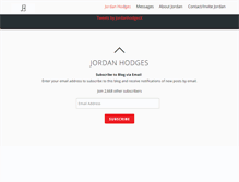 Tablet Screenshot of jordanhodges.com